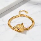 Grüner Kristall Armband ca. 19 cm + 5 cm Extender, Nickelfreies Messing, Gelb Vergoldet