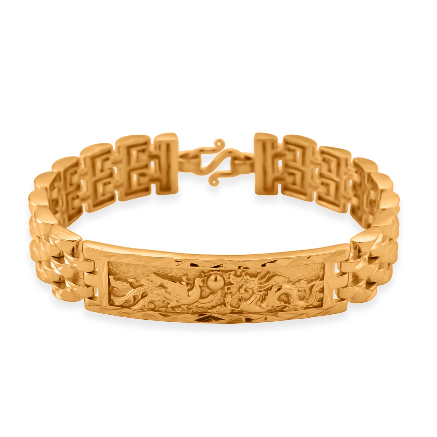 GOLD LOOKS - Pixiu Armband, Nickelfreies Messing, ca. 19.75 cm ca. 36,50g