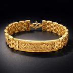 GOLD LOOKS - Fliegender Drache Armband, Nickelfreies Messing, ca. 19.75 cm ca. 36,50g