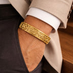 GOLD LOOKS - Fliegender Drache Armband, Nickelfreies Messing, ca. 19.75 cm ca. 36,50g