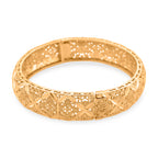 GOLD-LOOKS Marrakesh Geometrischer Design Armreif, Nickelfreies Messing, ca. 19 cm ca. 28,40g