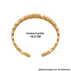 Nickelfreies Messing Armreif ca. Flexibles cm ca. 9,20g