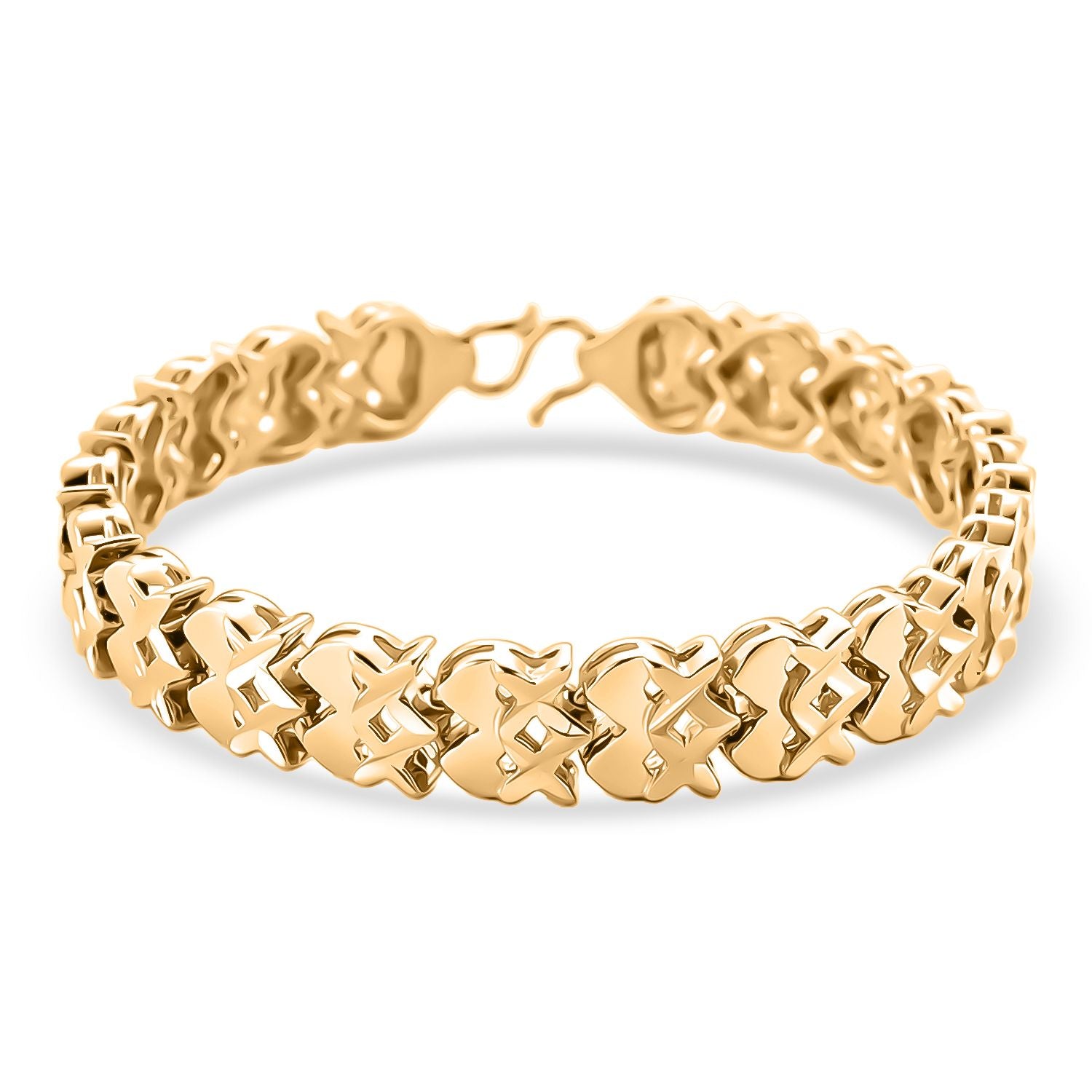 Designer-Stil Nickelfreies Messing Armband ca. 19 cm ca. 22,50g
