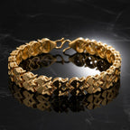 Designer-Stil Nickelfreies Messing Armband ca. 19 cm ca. 22,50g
