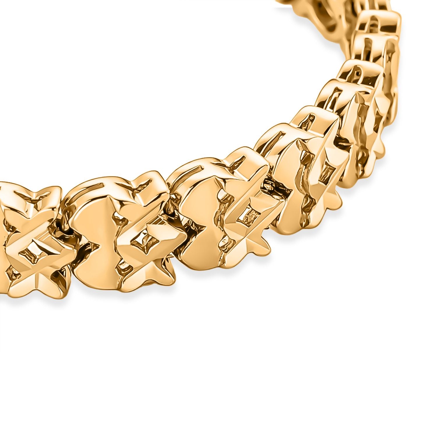 Designer-Stil Nickelfreies Messing Armband ca. 19 cm ca. 22,50g