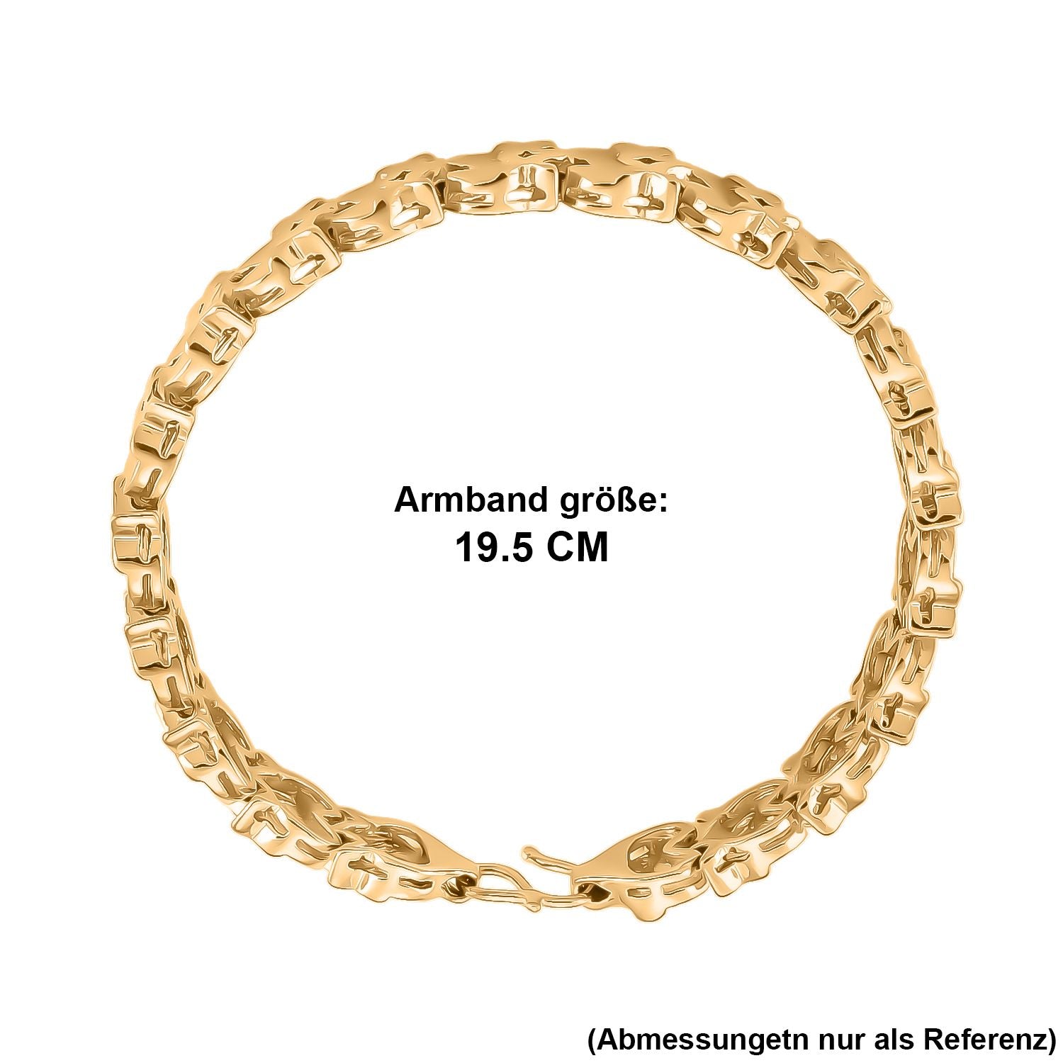 Designer-Stil Nickelfreies Messing Armband ca. 19 cm ca. 22,50g