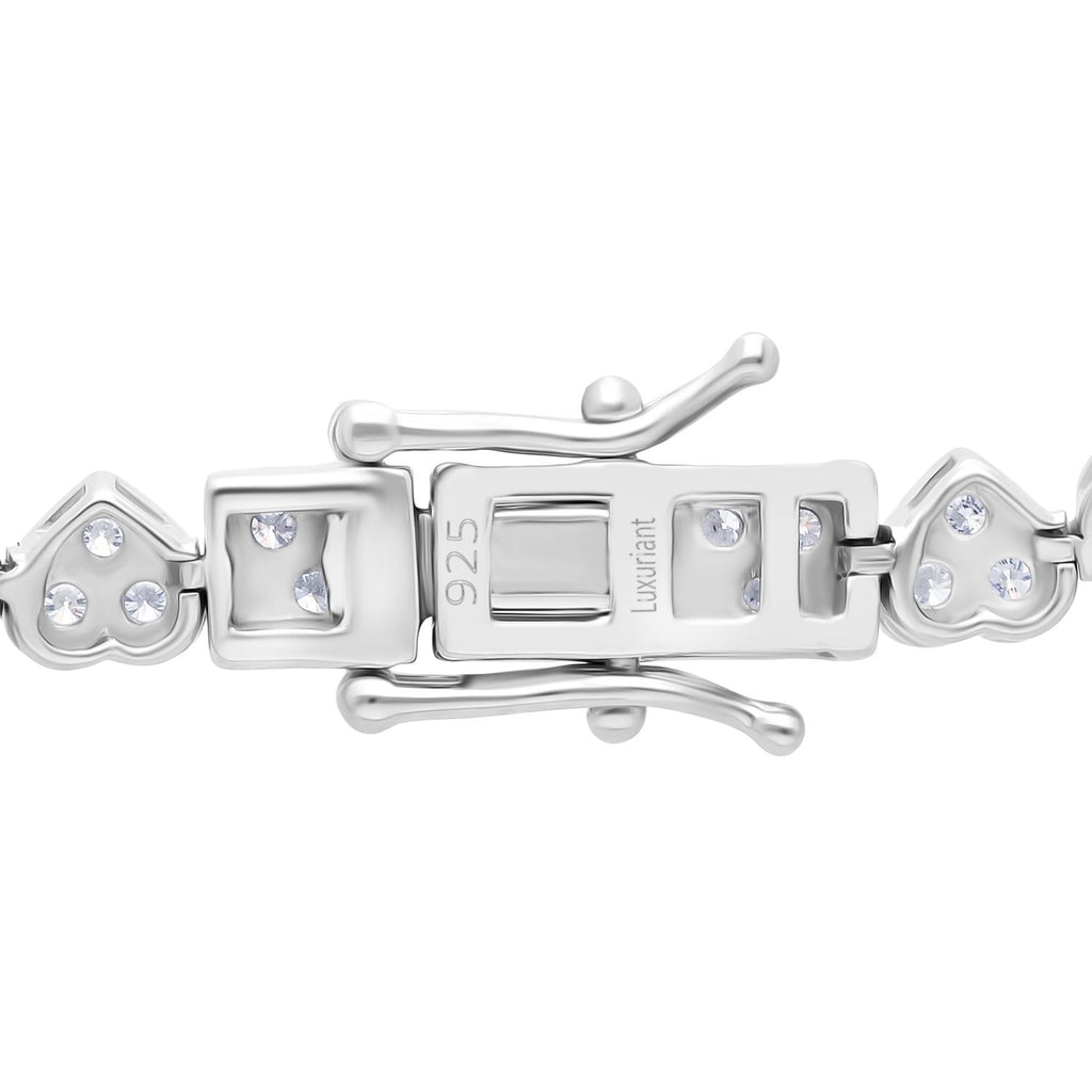 LUXURIANT DIAMOND - Lab Grown Diamant SI-GH SGL zertifiziert Armband ca. 19 cm 925 Silber rhodiniert ca. 3,00 ct.