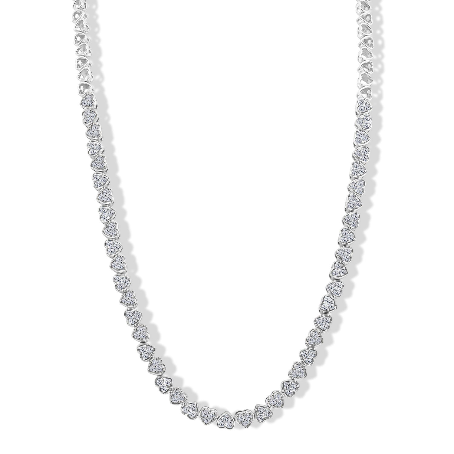 LUXURIANT DIAMOND - Lab Grown Diamant SI-GH SGL zertifiziert Halskette ca. 45 cm 925 Silber rhodiniert ca. 3,00 ct.