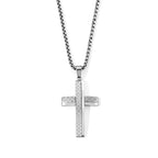 Kreuz Halskette 316L Edelstahl ca. 59.5 cm ca. 21,00g
