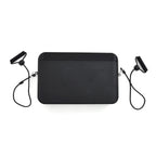LIVMORE Vibrationsplatte Fitnessgerät, 9 Programme, 99 Geschwindigkeitsstufen, Bluetooth mit Lautsprecher, Fernbedienung, 53 x 34 x 11 cm, Weiß