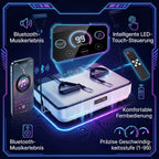 LIVMORE Vibrationsplatte Fitnessgerät, 9 Programme, 99 Geschwindigkeitsstufen, Bluetooth mit Lautsprecher, Fernbedienung, 53 x 34 x 11 cm, Weiß