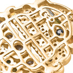 GP - Weißer Zirkon Ohrringe 925 Silber 750 Gelbgold Vermeil ca. 5,90 ct.