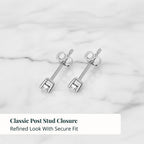 LUXURIANT DIAMOND - Lab Grown Diamant SI-G Ohrringe 925 Silber Rhodiniert ca. 0.25 ct