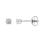 LUXURIANT DIAMOND - Lab Grown Diamant SI-G Ohrringe 925 Silber Rhodiniert ca. 0.25 ct