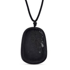 Schwarze Jade Halskette Flexibles cm ca. 125,00 ct.