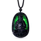 Schwarze Jade Halskette Flexibles (ca. 70 cm) ca. 79,00 ct.