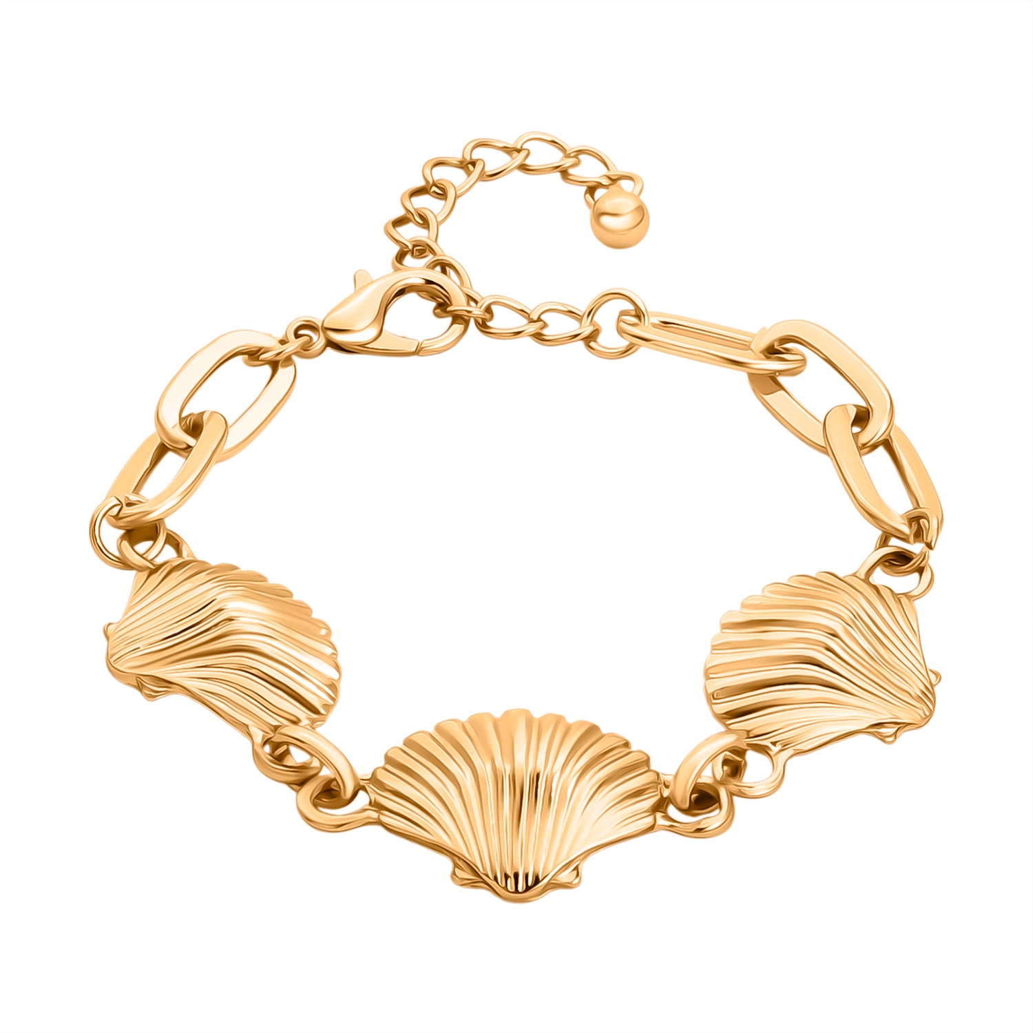 Gelb Armband ca. 19 cm + 5 cm Extender, ca. 14,50g