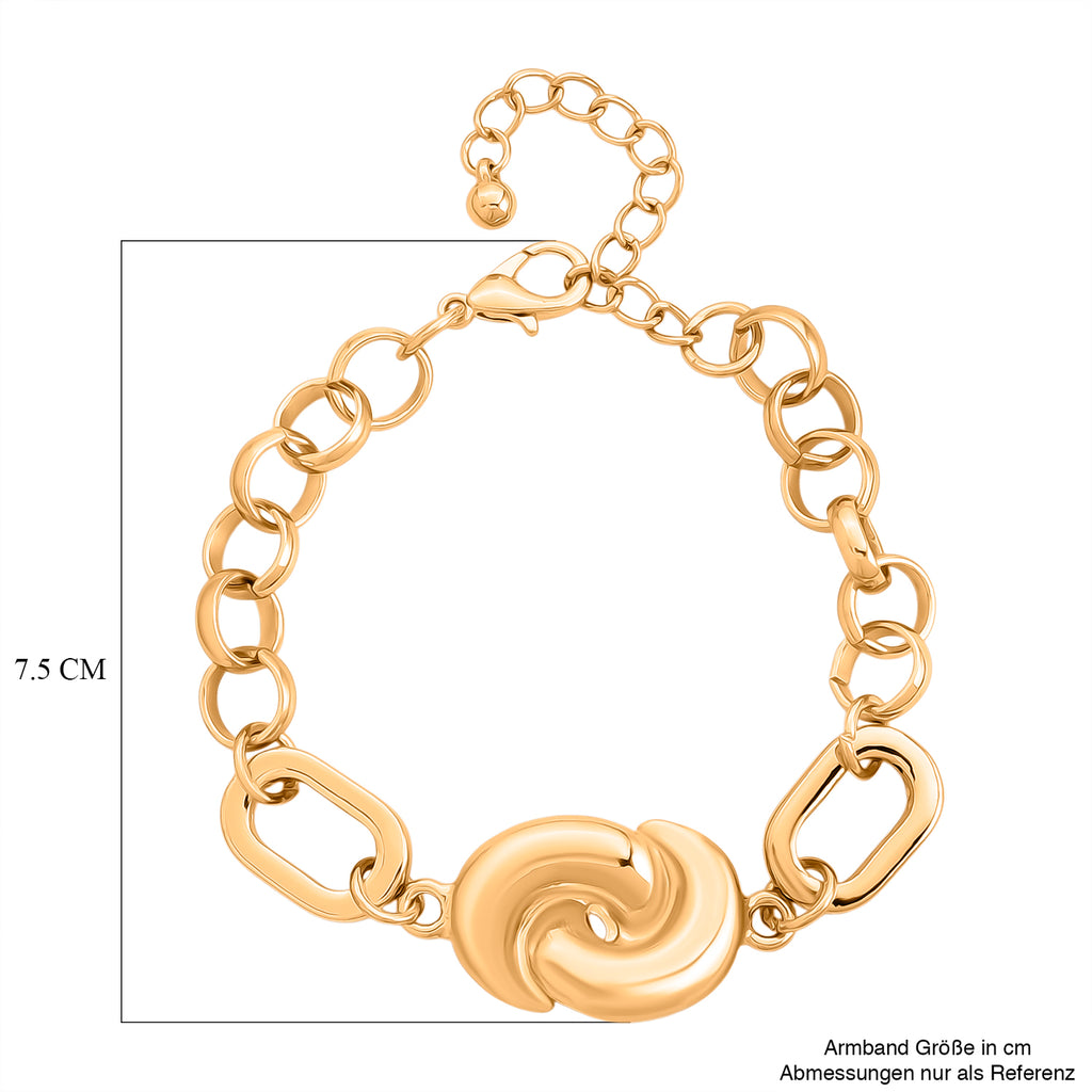 Gelb Armband ca. 19 cm + 5 cm Extender, ca. 20,80g