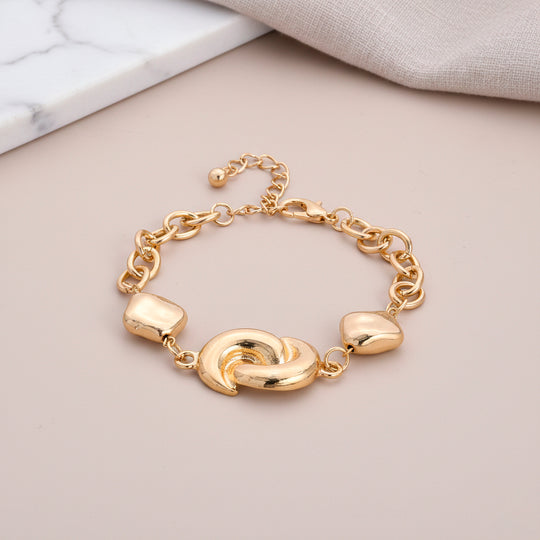 Gelb Armband ca. 19.75 cm + 4.25 cm Extender, ca. 17,00g