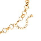 Gelb Halskette ca. 50 cm + 5 cm Extender, ca. 77,50g