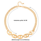 Gelb Halskette ca. 50 cm + 5 cm Extender, ca. 94,50g