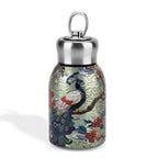 LIVMORE Edelstahl Trinkflasche 260 ml ca. 14 cm Grüner Pfau Grün