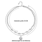 Glasperle Halskette ca. 50 cm + 5 cm Extender