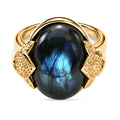 EVER TRUE Labradorit Ring Nickelfreies Messing (Größe 16.00) ca. 13,02 ct