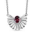 EVER TRUE Orissa Rose Granat Halskette ca. 50 cm Nickelfreies Messing ca. 1.01 ct