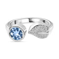 EVER TRUE Himmelblauer Topas Ring Nickelfreies Messing (Größe 18.00) ca. 1,02 ct