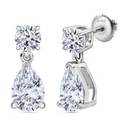 LUXURIANT DIAMOND - Lab Grown Diamant VS-EF SGL zertifiziert Ohrringe 950 Platin ca. 2.00 ct