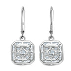 LUXURIANT DIAMOND - Lab Grown Diamant SI-GH Ohrringe 925 Silber Rhodiniert ca. 2,00 ct.