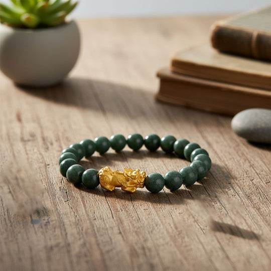 D'Joy Weiße Jade Armband Flexibles (18 - 19 cm) 925 Silber vergoldet ca. 150,00 ct.