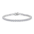 LUXURIANT DIAMOND - Lab Grown Diamant VS-EF SGL zertifiziert Armband ca. 19 cm 925 Silber rhodiniert ca. 10,00 ct.