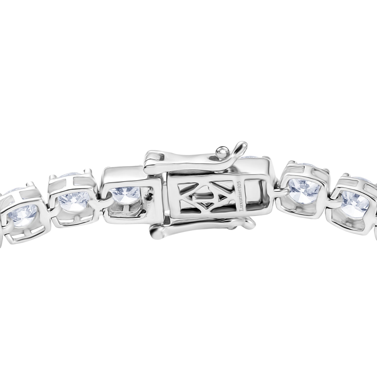LUXURIANT DIAMOND - Lab Grown Diamant VS-EF SGL zertifiziert Armband ca. 19 cm 925 Silber rhodiniert ca. 10,00 ct.