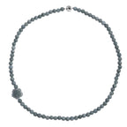 EXTREM SELTEN Natürlicher Olmek Jadeit Halskette ca. 50 cm 925 Silber rhodiniert ca. 170.00 ct
