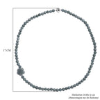 EXTREM SELTEN Natürlicher Olmek Jadeit Halskette ca. 50 cm 925 Silber rhodiniert ca. 170.00 ct