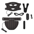 BEAUTECH Gesichts und Dekolleté maske, LED Lichttherapie, Schwarz