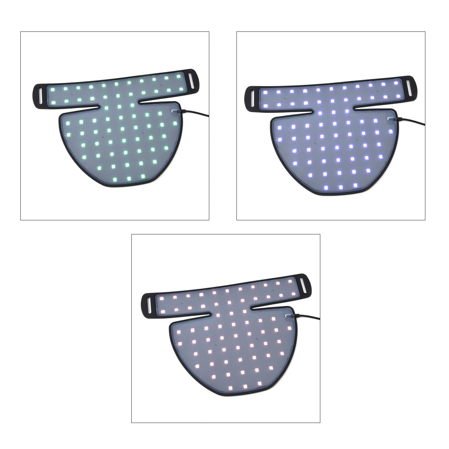 BEAUTECH Gesichts und Dekolleté maske, LED Lichttherapie, Schwarz