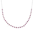 Afrikanische Rubin 50cm Halskette - 6 ct.
