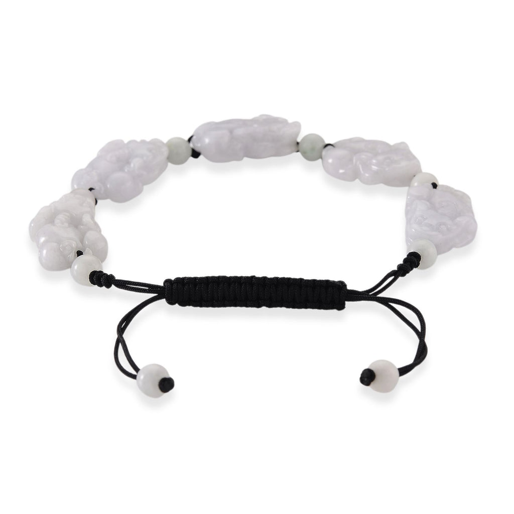 Weiße Jade Armband Flexibles (15.25- 23 cm) ca. 80,00 ct.