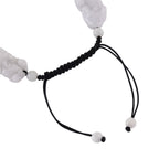 Weiße Jade Armband Flexibles (15.25- 23 cm) ca. 80,00 ct.