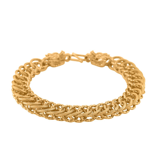 GOLD LOOKS - Nickelfreies Messing Armband ca. 21 cm ca. 33,80g
