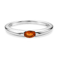D'Joy AA Feueropal Ring 925 Silber rhodiniert (Größe 17.00) ca. 0,15 ct
