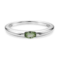 D'Joy AA Tsavorite Granat Ring 925 Silber rhodiniert (Größe 19.00) ca. 0,24 ct