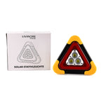 Solar tripod light                                                                     Charging time: about 2-3 hours Discharge time: about 5-8 hours Battery capacity: 2400mAh Drop height: 1M Waterproof grade: IP44 Function description: 3COB floodlight s