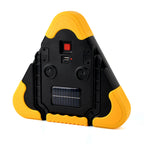 Solar tripod light                                                                     Charging time: about 2-3 hours Discharge time: about 5-8 hours Battery capacity: 2400mAh Drop height: 1M Waterproof grade: IP44 Function description: 3COB floodlight s