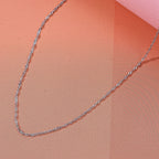 EXKLUSIVES ANGEBOT 950 Platin Singapurkette ca. 45 cm ca. 1,50g