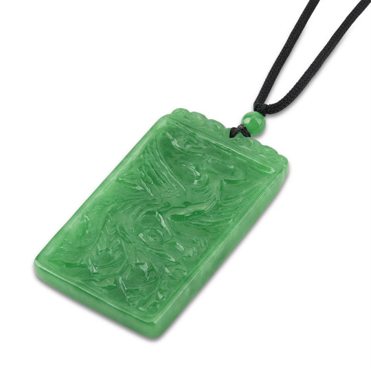 Grüne Jade Halskette Flexibles cm ca. 105.00 ct