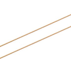 Kunststoff Perle, Weißer Kristall Halskette, Verstellbar (ca. 50 cm - 74 cm), Gelb